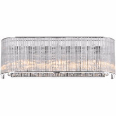 CWI Lighting 5320W18C Elsa Contemporary Chrome 3-Light Bathroom Vanity Light