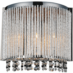 CWI Lighting 5535W12C-A Claire Modern Chrome 7" Wall Lighting Fixture