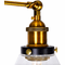 CWI Lighting 9735W15-2-101 Eustis Modern Black & Gold Brass 2-Light Bathroom Lighting - alt