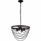 CWI Lighting 9962P17-4-101 Gala Contemporary Black Pendant Lighting - alt
