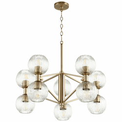 Cyan Design 10962 Helios Aged Brass 28.5" Chandelier Light