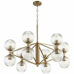 Cyan Design 10963 Helios Aged Brass 33" Chandelier Lamp