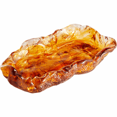 Cyan Design 11856 Molten Modern Amber Tray