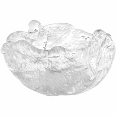 Cyan Design 11858 Molten Contemporary Clear Container