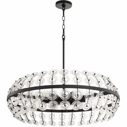 Cyan Design 11958 Selena Matte Black 30" Ceiling Light Pendant