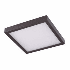 Cyber Tech C2211SQ-DISK/BZ Contemporary Bronze LED Exterior Flush Mount Lighting Fixture