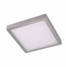 Cyber Tech C2211SQ-DISK/NS Modern Nickel LED Outdoor Flush Ceiling Light Fixture