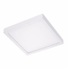 Cyber Tech C2211SQ-DISK/WH Contemporary White LED Exterior Flush Mount Ceiling Light Fixture