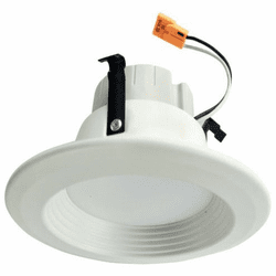 Cyber Tech LC10RT4-345K Contemporary White LED Can Light Dimmable Baffled Tunable 4" Recessed Ceiling Light