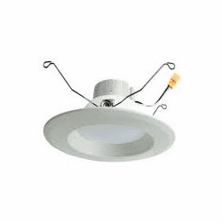 Cyber Tech LC10RT6-345K Modern White Recessed LED Ceiling Light Dimmable Baffled Tunable 6" Recessed Ceiling Lighting