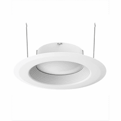 Cyber Tech LC12RT6-B/CCT Contemporary White LED 3CCT 6" 12.5W Baffle Downlight Retrofit