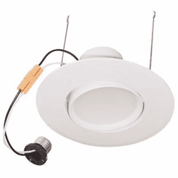 Cyber Tech LC17RT6-PIVOT/WW Contemporary LED 6 Inch Recessed Can Retrofit Kit