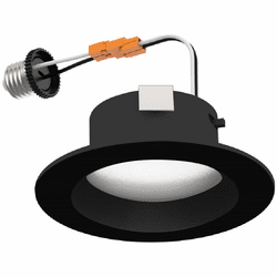 Cyber Tech LC8RT3-S-CCT-BLK Black LED Recessed Lighting Insert