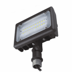 Cyber Tech LF15BZ/DL Modern Line Voltage Bronze LED Outdoor 15W Hardwire Flood Light Knuckle Mount