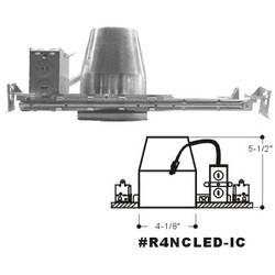 Cyber Tech R4NCLED-IC 4" New Construction Can IC/Airtight Recessed Lighting Housing