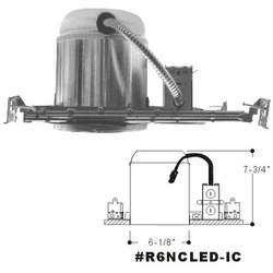 Cyber Tech R6NCLED-IC 6" New Construction Can IC/Air Tight Recessed Light Housing
