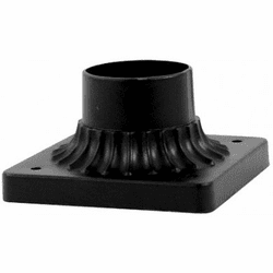 Dabmar BS222-B Contemporary Black Outdoor Pier Mount