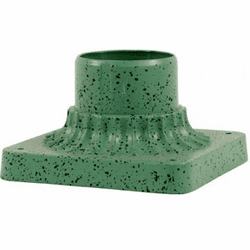 Dabmar BS222-VG Contemporary Verde Green Outdoor Pier Mount