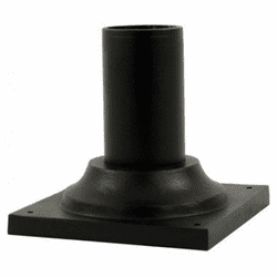 Dabmar BS250-B Modern Black Outdoor Large Pier Mount