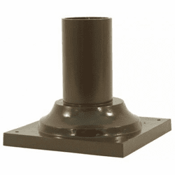 Dabmar BS250-BZ Contemporary Bronze Exterior Large Pier Mount