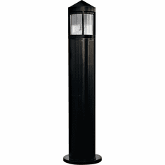 Dabmar D120-B Modern Line Voltage Black Exterior Fiberglass Bollard Path Lighting