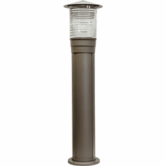 Dabmar D350-LED-BZ Modern Line Voltage Bronze LED Exterior Landscaping Light Bollard