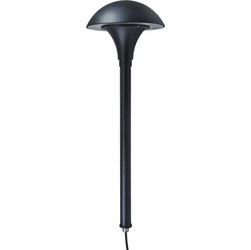 Dabmar D5606-LB6-40K-B Large Top Mushroom Contemporary Line Voltage Black LED Outdoor Pathway Landscape Light