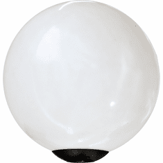Dabmar D7016 Black Exterior Powder Coated Cast Aluminum Post Light Fixture