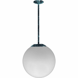 Dabmar D7500-18-VG Contemporary Verde Green 18" Pendant Hanging Light