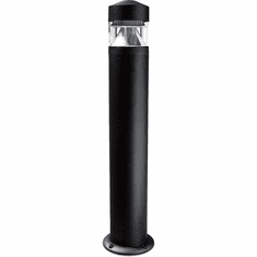 Dabmar D850-B Contemporary Line Voltage Black Outdoor Residential Landscape Lighting Bollard