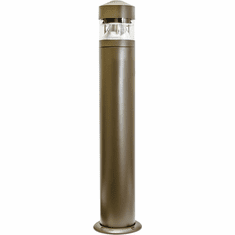 Dabmar D850-BZ Modern Line Voltage Bronze Exterior Landscape Lighting Bollard