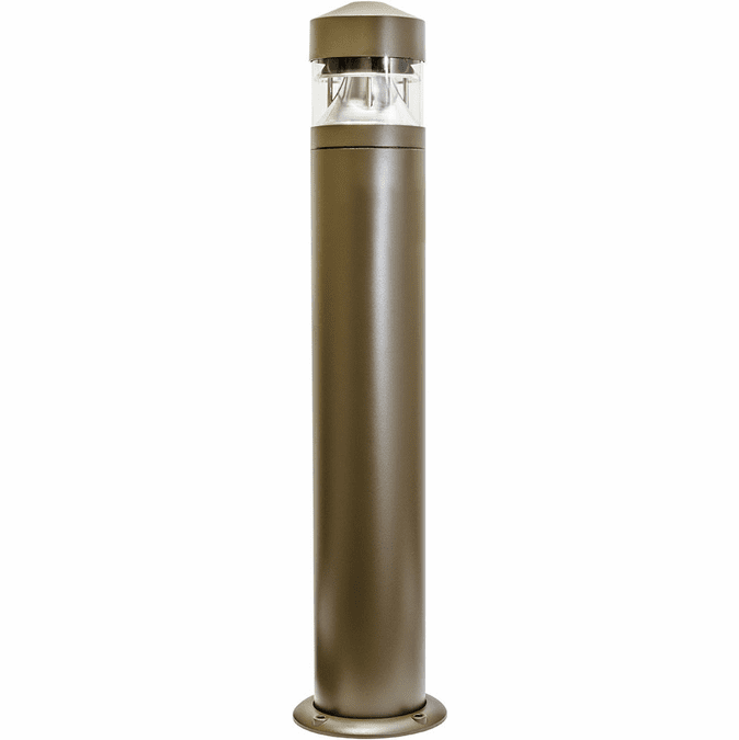 Dabmar D850-LED-BZ Modern Line Voltage Bronze LED Exterior Landscaping Light Bollard