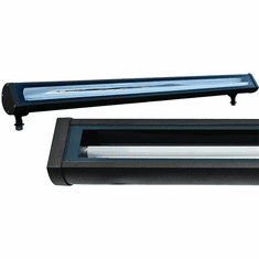 Dabmar DF9402 Flourescent Linear Flood & Sign Contemporary Line Voltage Black Flourescent Outdoor Sign Light