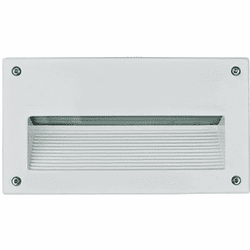 Dabmar DSL1003-LED-W Recessed Lens Contemporary Line Voltage White LED Indoor / Outdoor Step Lighting