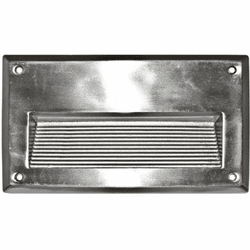 Dabmar DSL1003-SS304 Recessed Lens Modern Line Voltage Stainless Steel Interior / Exterior Step Light