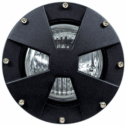 Dabmar DW4780-B Medium Drive Over Modern Line Voltage Black Exterior Well Lighting