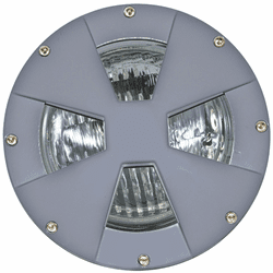 Dabmar DW4780-GY Medium Drive Over Modern Line Voltage Grey Exterior Well Lamping
