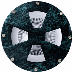 Dabmar DW4780-LED18F-VG Medium Drive Over Modern Line Voltage Verde Green LED Exterior Well Lighting