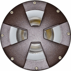 Dabmar DW4780-LED18S-BZ Medium Drive Over Modern Line Voltage Bronze LED Exterior Well Lamping