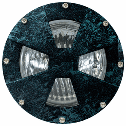 Dabmar DW4780-VG Medium Drive Over Contemporary Line Voltage Verde Green Outdoor Well Lamping