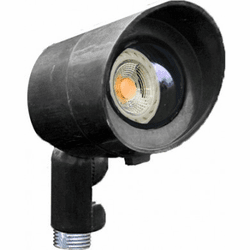 Dabmar FG132-LED-B Modern Black LED Line Voltage Exterior Landscape Lighting Spot Light