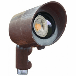 Dabmar FG132-LED-BZ Contemporary Bronze LED Line Voltage Outdoor Landscape Light Spot Light