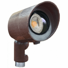 Dabmar FG132-LED-BZ Contemporary Bronze LED Line Voltage Outdoor Landscape Light Spot Light