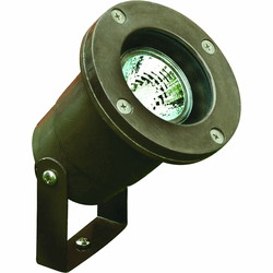 Dabmar FG408-LED-BZ Modern Bronze LED Line Voltage Exterior Landscaping Light Spot Light