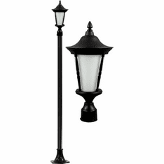 Dabmar GM1101-B Gabriella Black Exterior Post Lighting