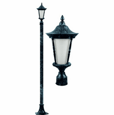 Dabmar GM1101-LED16-VG Gabriella Verde Green LED Exterior Lamp Post Light