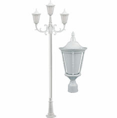 Dabmar GM1103-LED16-W Gabriella White LED Outdoor Pole Lighting Fixture