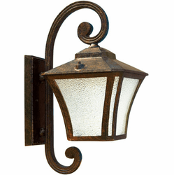 Dabmar GM210-DBS Small Wall Dark Bronze Stone Exterior Wall Mounted Lamp