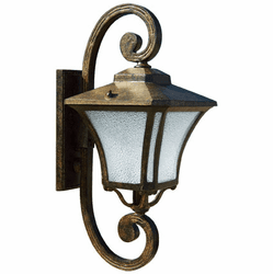 Dabmar GM211-DS Large Wall Dark Bronze Stone Exterior Wall Lighting
