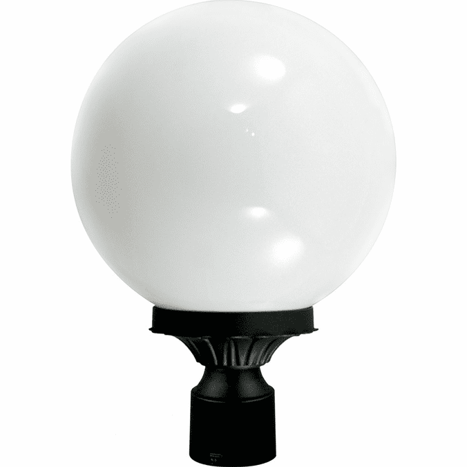 Dabmar GM240-B Black Outdoor Powder Coated Cast Aluminum Post Lighting Fixture